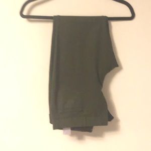 Dark Green Banana Republic Pant